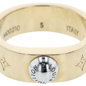 Authentic louis vuitton nanogram ring size small